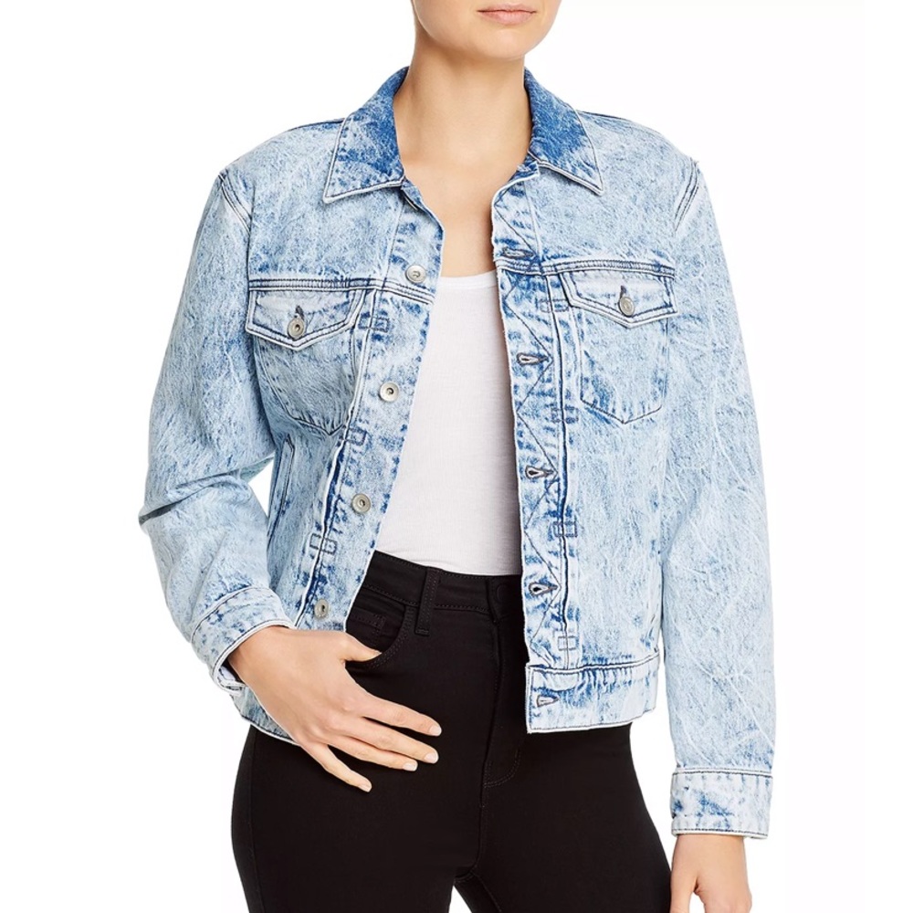 Rag & Bone Shrunken Trucker Jean Jacket